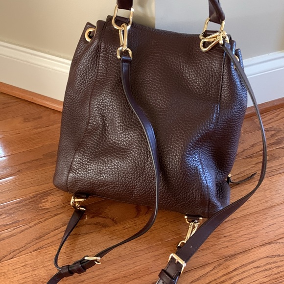 Michael Kors Brown Leather handbag Backpack - Picture 3 of 7